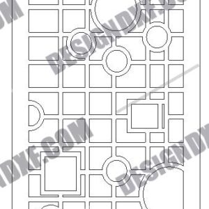 Panel 2 DXF File for Home Decoration