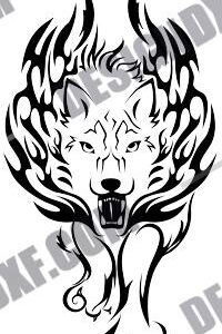 "Wild Wolf DXF File"