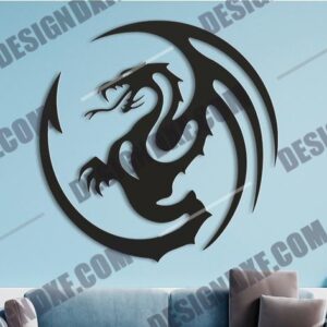 Mystical Dragon DXF Art Collection