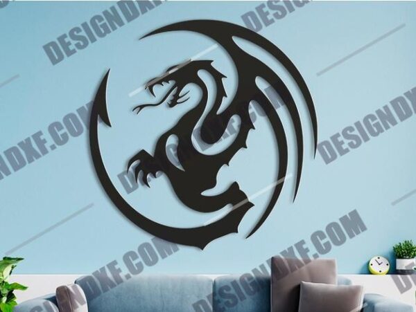 Mystical Dragon DXF Art Collection