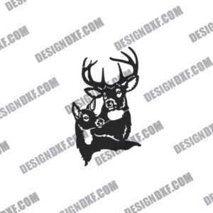 Deer DXF File Preview