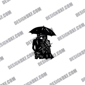 Under the Umbrella DXF Art