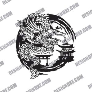 Dragon Temple CNC Design