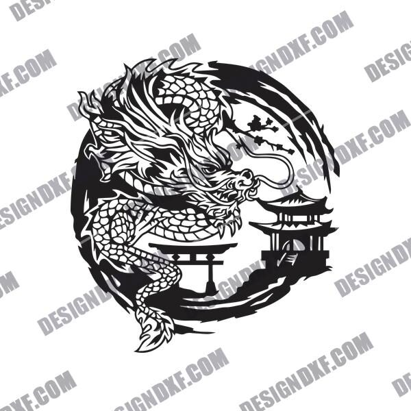 Dragon Temple CNC Design