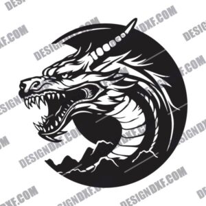 Dragon Head DXF Files