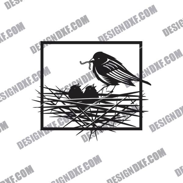 Birds in the Nest DXF Files