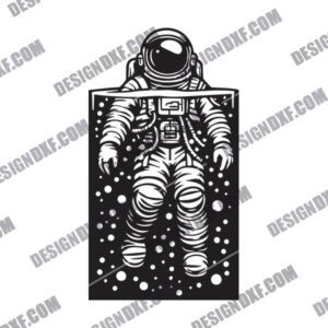 Astronaut in Water DXF Pattern