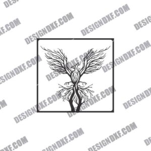 Phoenix DXF File for CNC Cutting